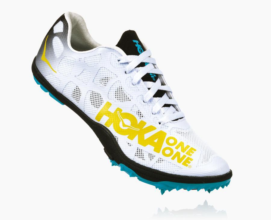 Hoka One One Spikes Womens White - Rocket X - 78650PJFE